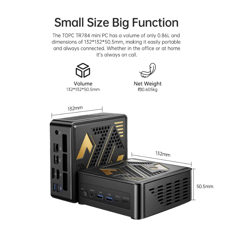 TOPC OCuLink 미니 PC 라이젠 7 7840H - Oculink Egpu Mini Pc 리뷰 및 가격