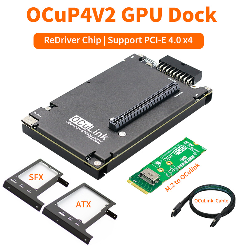 OCuP4V2 OCuLink GPU 도크 리드라이버 칩 - Oculink Egpu Mini Pc 리뷰 및 가격